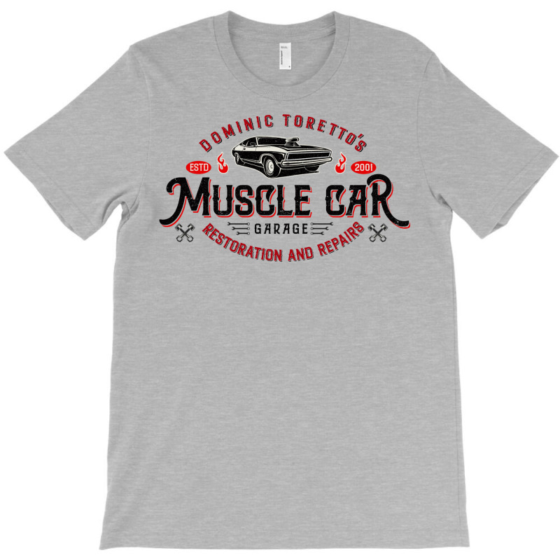 Toretto's Muscle Car Garage Lts T-shirt | Artistshot