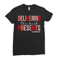 Delivering The Best Presents Valentine L&d Nurse Matching T Shirt Ladies Fitted T-shirt | Artistshot