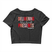 Delivering The Best Presents Valentine L&d Nurse Matching T Shirt Crop Top | Artistshot