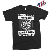 Darting Girl Dartboard   Arrow Darts T Shirt Exclusive T-shirt | Artistshot