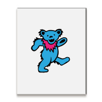 Dead Blue Bear Metal Print Vertical | Artistshot