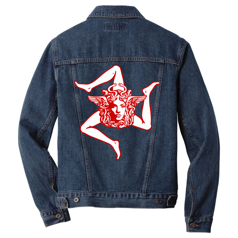 Trinacria Men Denim Jacket | Artistshot