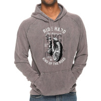 Ride Hard Old Motorcycle Vintage Hoodie | Artistshot