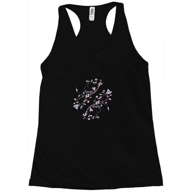 3d Pink Flower Fantasy Racerback Tank | Artistshot