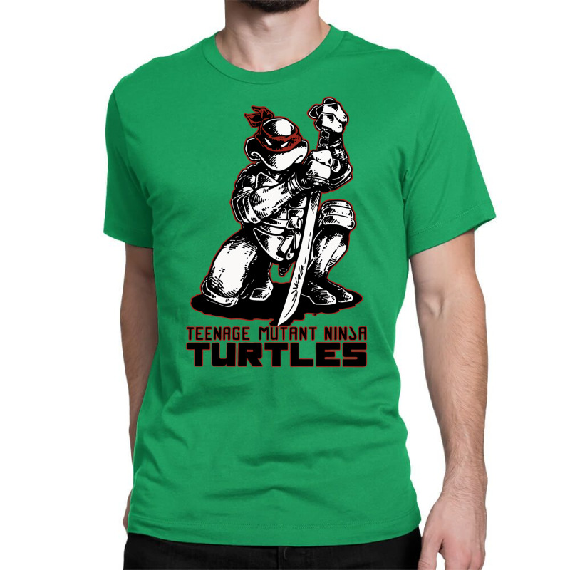 Turtle Leo Sword Classic T-shirt | Artistshot