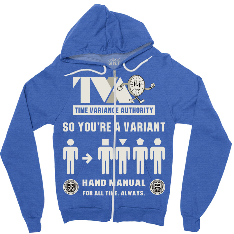 Tva Hand Manual Zipper Hoodie | Artistshot