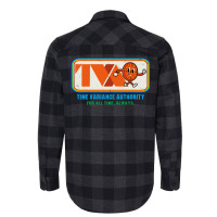 Tva Time Variance Authority Miss Minutes Rainbow Worn Flannel Shirt | Artistshot