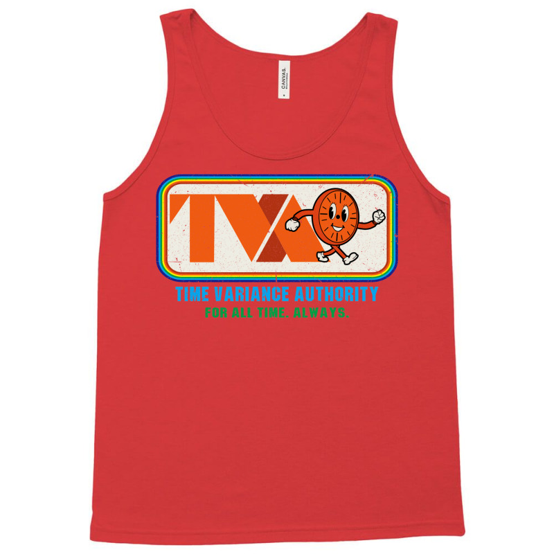 Tva Time Variance Authority Miss Minutes Rainbow Worn Tank Top | Artistshot