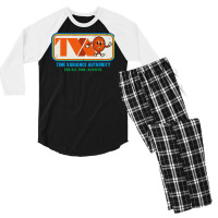 Tva Time Variance Authority Miss Minutes Rainbow Worn Men's 3/4 Sleeve Pajama Set | Artistshot