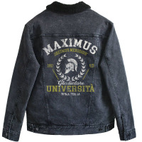 Maximus University Unisex Sherpa-lined Denim Jacket | Artistshot