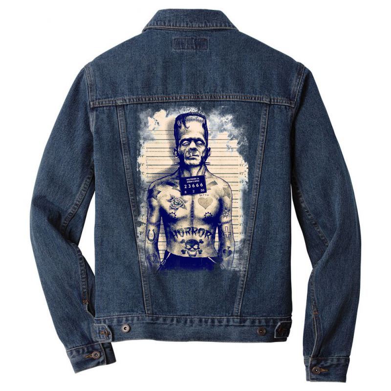 Frankie Jail Men Denim Jacket by glealcongerj | Artistshot