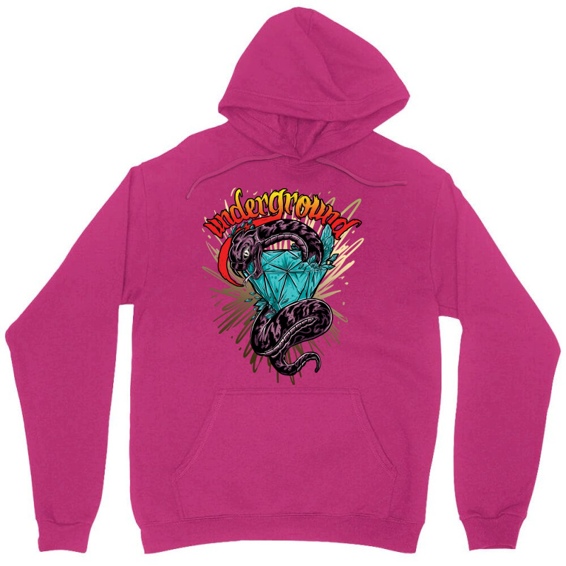 Underground Snake Diamond Unisex Hoodie | Artistshot