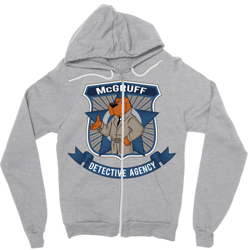 Mcgruff Detective Agency Zipper Hoodie by uezawataish2 | Artistshot