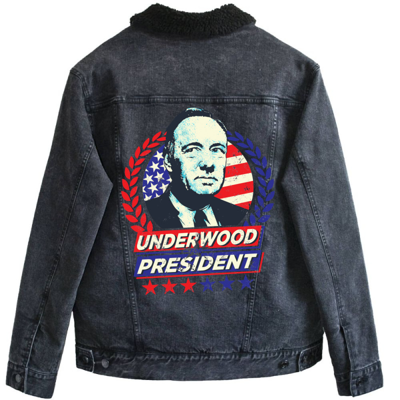 Underwood For President Unisex Sherpa-lined Denim Jacket | Artistshot