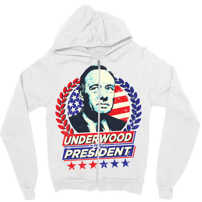 Underwood For President Zipper Hoodie | Artistshot