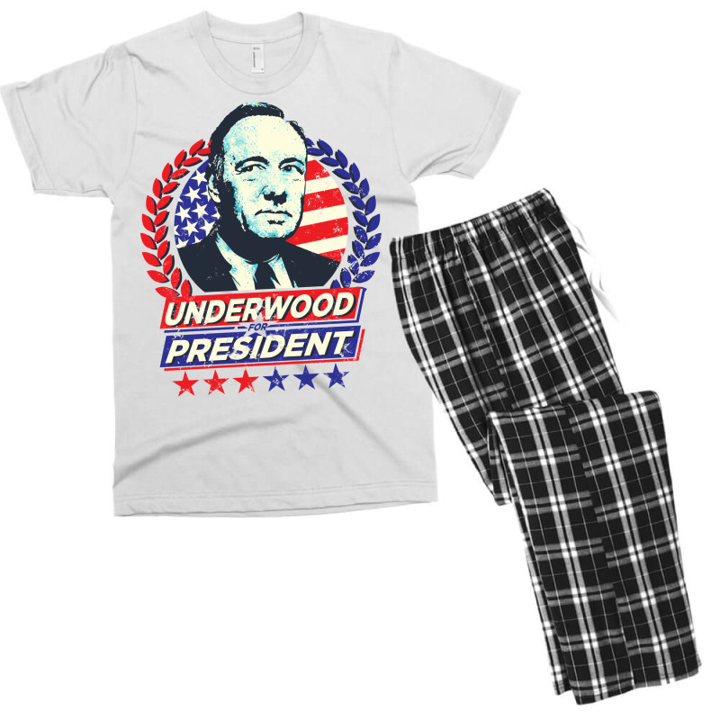 Underwood For President Men's T-shirt Pajama Set | Artistshot