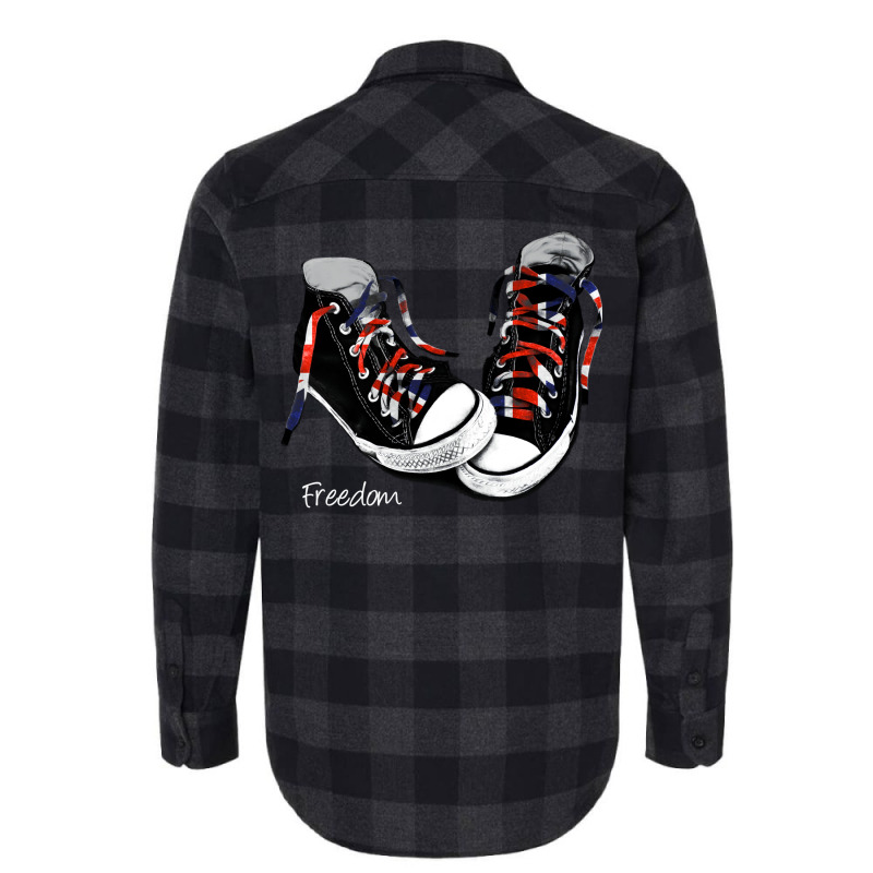 Freedom Shoes Flannel Shirt by glealcongerj | Artistshot