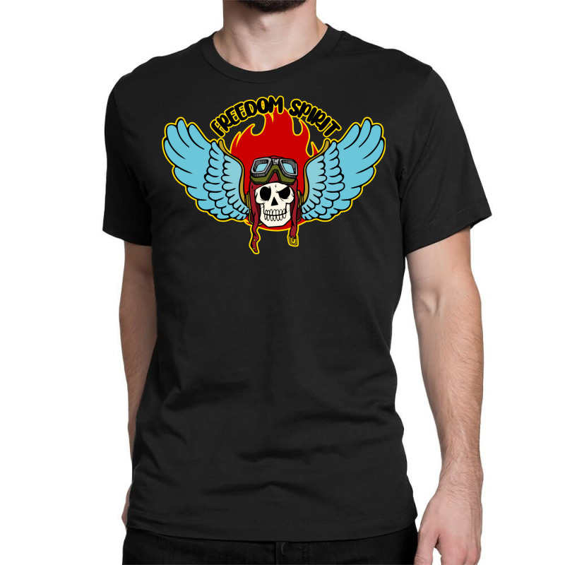 Freedom Spirit Classic T-shirt by glealcongerj | Artistshot