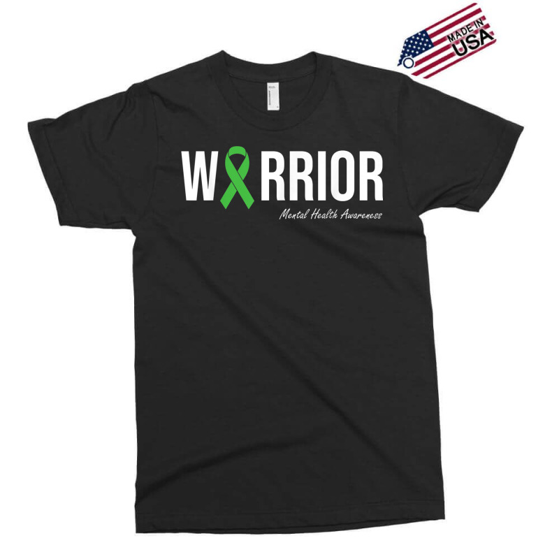 Mental Health Awareness Green Ribbon Exclusive T-shirt | Artistshot