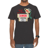 Mel's Diner Worn Vintage T-shirt | Artistshot