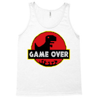 Game Over Video Dino Park No Internet Signal Tank Top | Artistshot