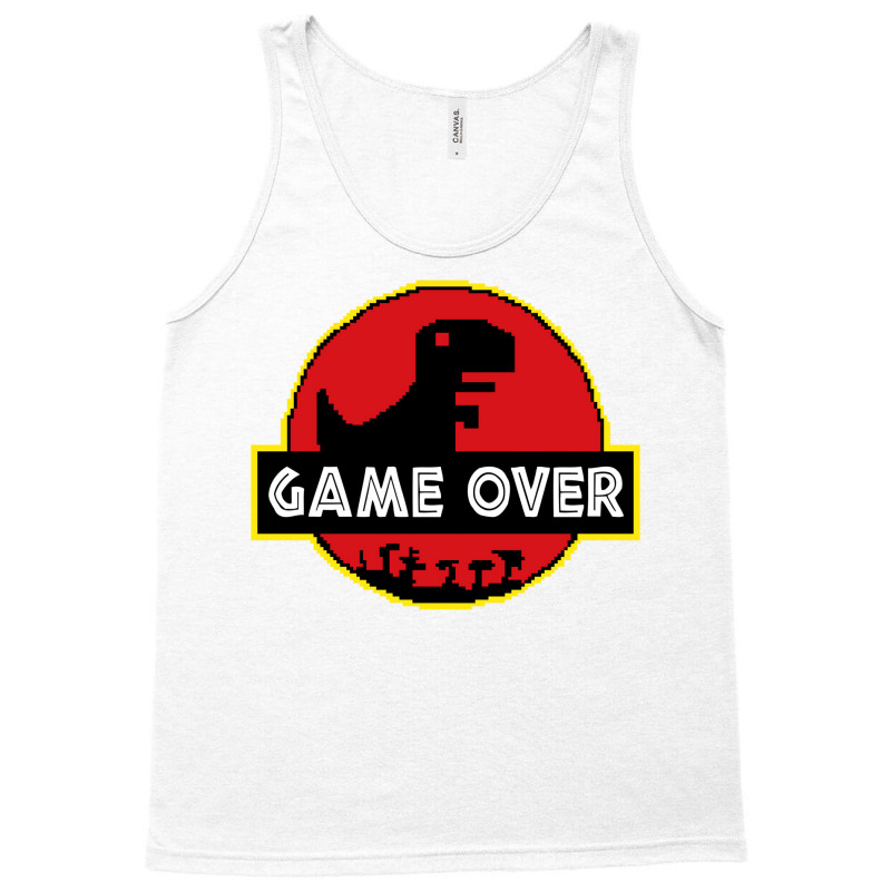 Game Over Video Dino Park No Internet Signal Tank Top by glealcongerj | Artistshot