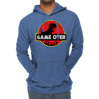 Game Over Video Dino Park No Internet Signal Lightweight Hoodie | Artistshot