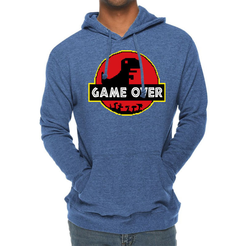 Game Over Video Dino Park No Internet Signal Lightweight Hoodie by glealcongerj | Artistshot