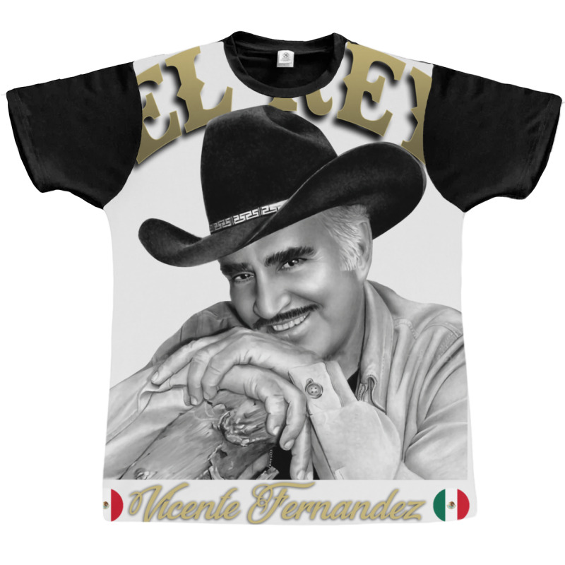 Vicente Fernandez Tequila Ranchera Mariachi Mexico El Rey Graphic T-shirt | Artistshot