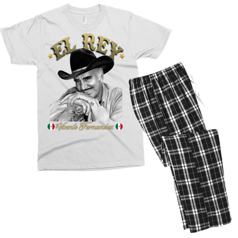 Vicente Fernandez Tequila Ranchera Mariachi Mexico El Rey Men's T-shirt Pajama Set | Artistshot