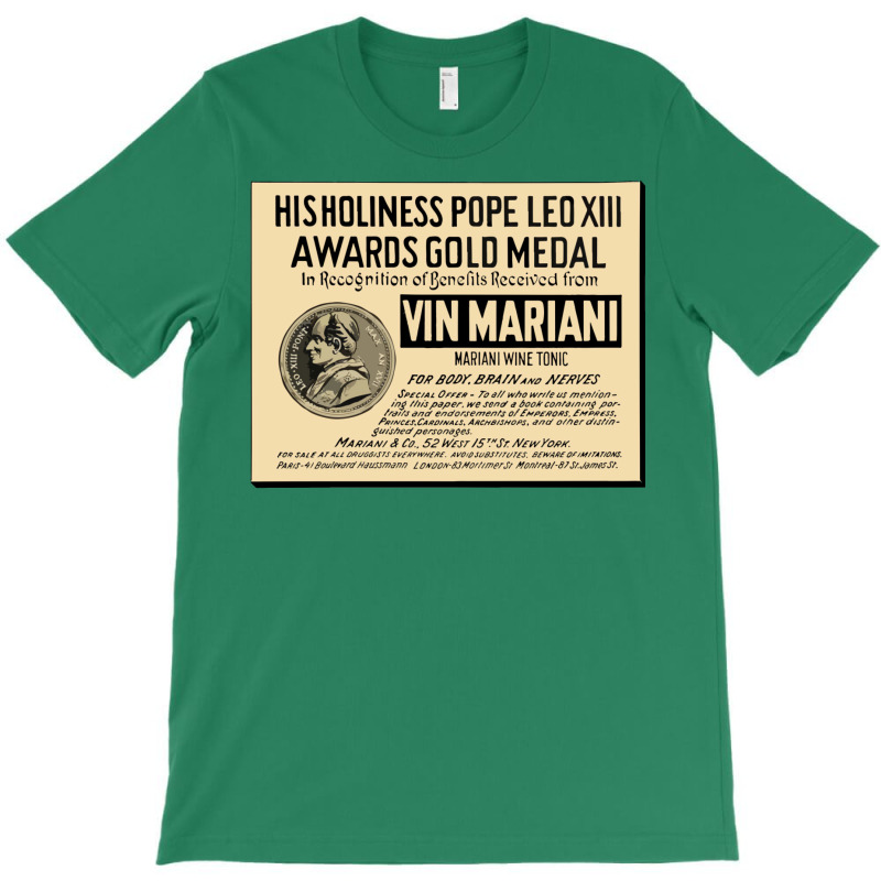 Vin Mariani Wine Tonic Since 1863 T-shirt | Artistshot