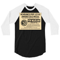 Vin Mariani Wine Tonic Since 1863 3/4 Sleeve Shirt | Artistshot