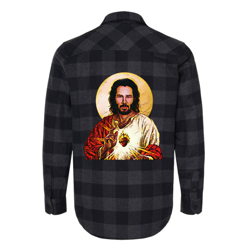 Holy Keanu - S Flannel Shirt | Artistshot