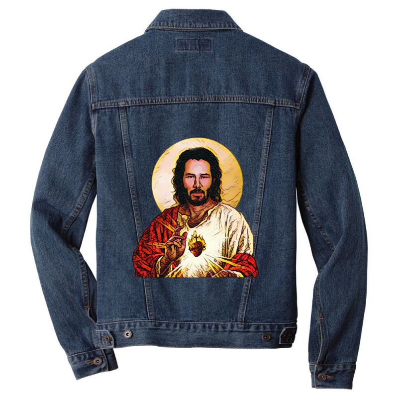 Holy Keanu - S Men Denim Jacket | Artistshot