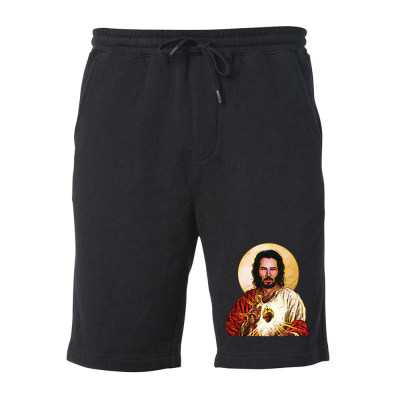 Holy Keanu - S Fleece Short | Artistshot