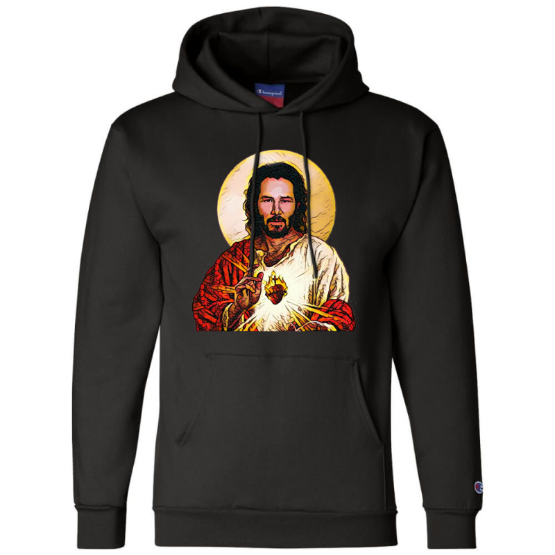 Holy Keanu - S Champion Hoodie | Artistshot