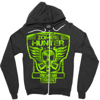 Michigan Zombie Hunter Hoodie Zipper Hoodie | Artistshot