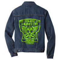 Michigan Zombie Hunter Hoodie Men Denim Jacket | Artistshot