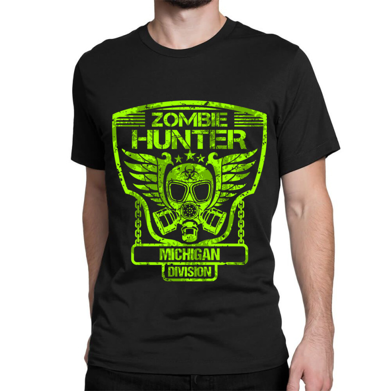 Michigan Zombie Hunter Hoodie Classic T-shirt | Artistshot