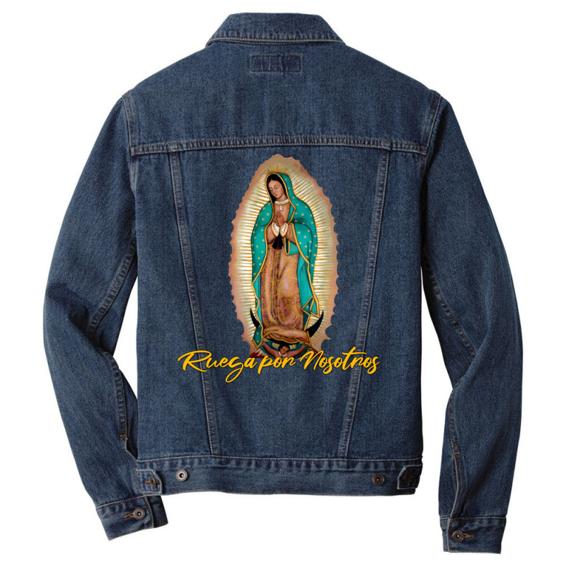 Virgen De Guadalupe Ruega Por Nosotros Men Denim Jacket | Artistshot