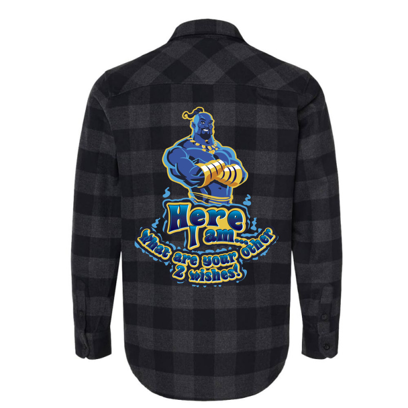 Genie Here I Am What Are Your Other 2 Wishes Flannel Shirt by glealcongerj | Artistshot