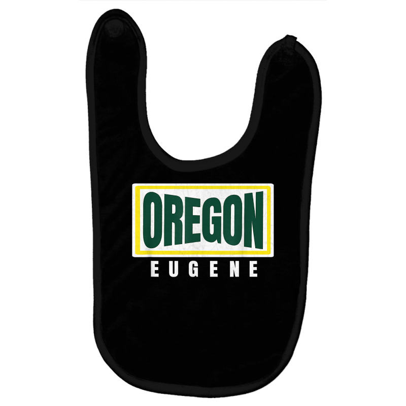 Eugene Greenyellow Retro Striped Eugene Oregon Fun Hometown T Shirt Baby Bibs by angellacz6cstu | Artistshot