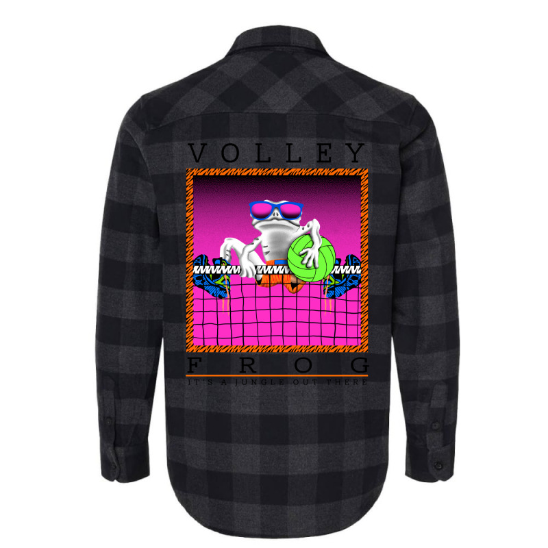 Volley Frog Flannel Shirt | Artistshot