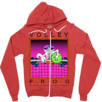 Volley Frog Zipper Hoodie | Artistshot