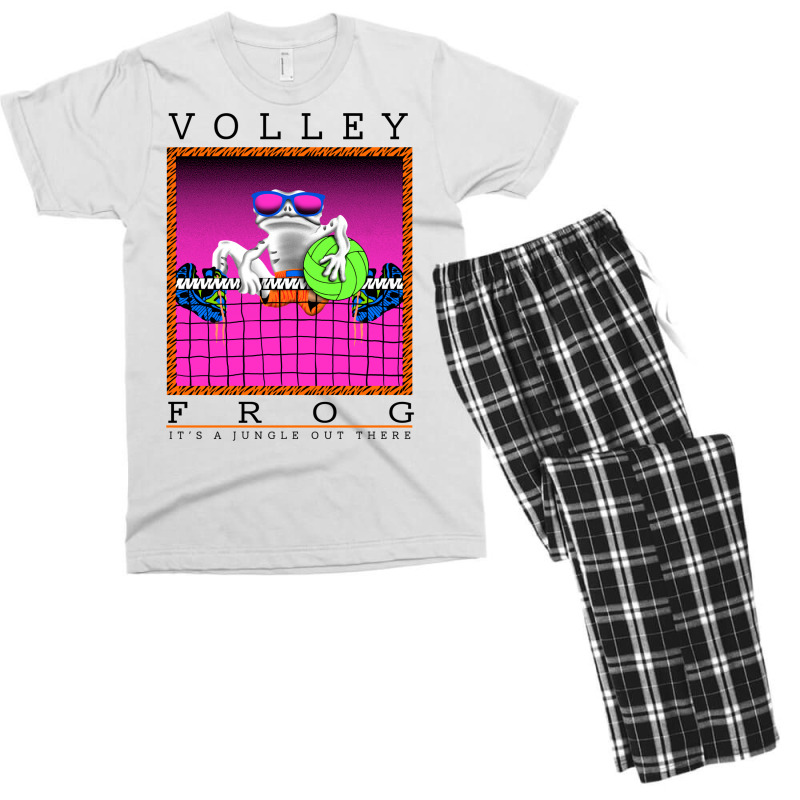 Volley Frog Men's T-shirt Pajama Set | Artistshot