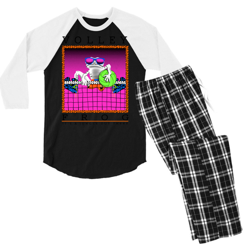 Volley Frog Men's 3/4 Sleeve Pajama Set | Artistshot