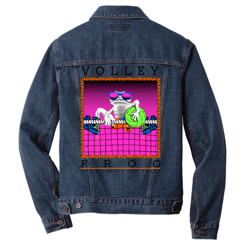 Volley Frog Men Denim Jacket | Artistshot