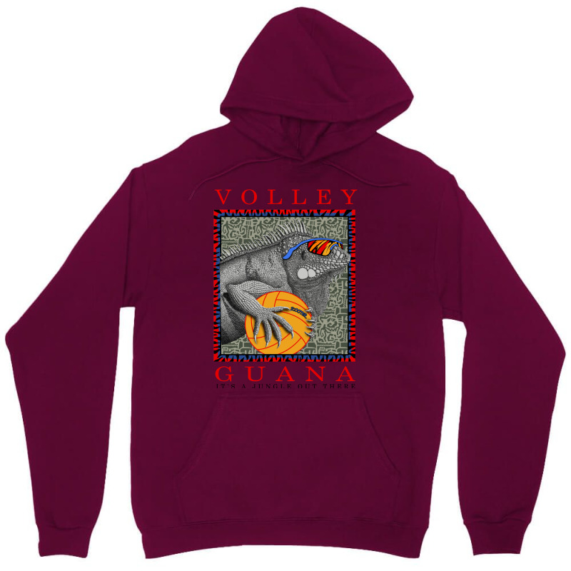 Volley Guana Iguana Unisex Hoodie | Artistshot