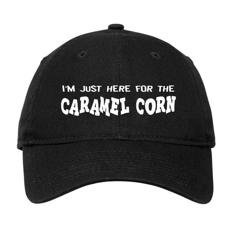 I'm Just Here For The Caramel Corn Adjustable Cap by MickeyMouse | Artistshot