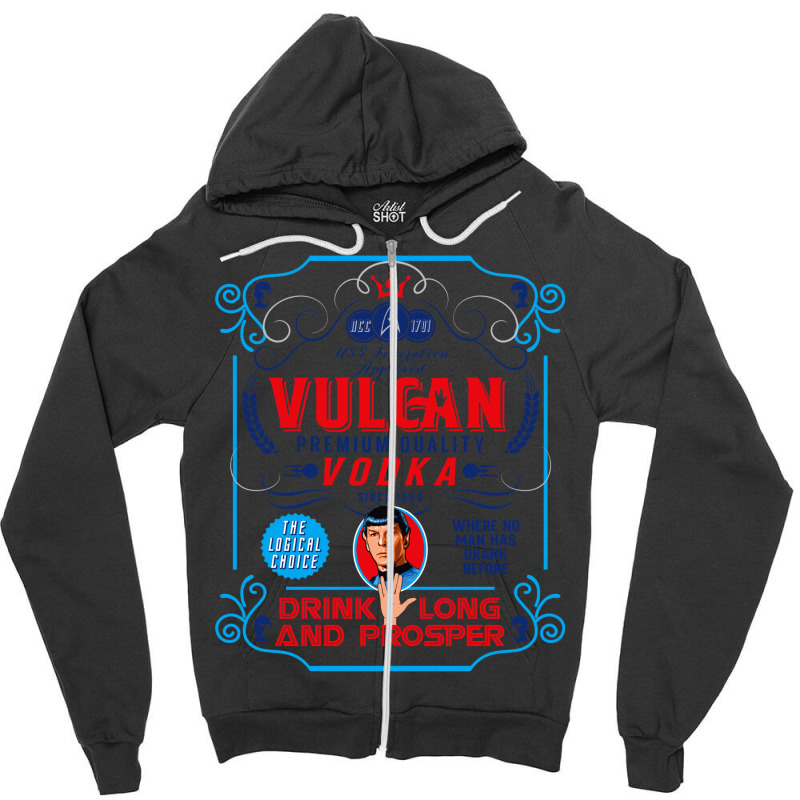 Vulcan Vodka Lts Zipper Hoodie | Artistshot